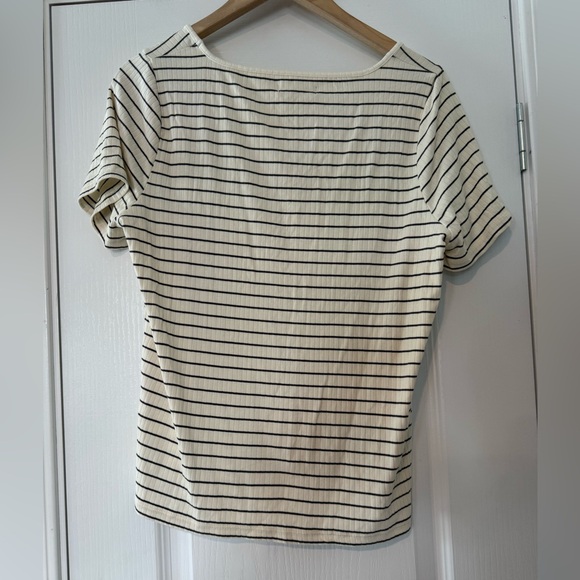 Madewell Ribbed Square-Neck Crop Top - Picture 6 of 7
